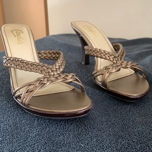 Candie’s Bronze Sandal